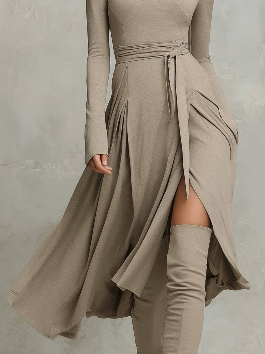 Women's Knit Women’s Figure Midi Dress – ModClo