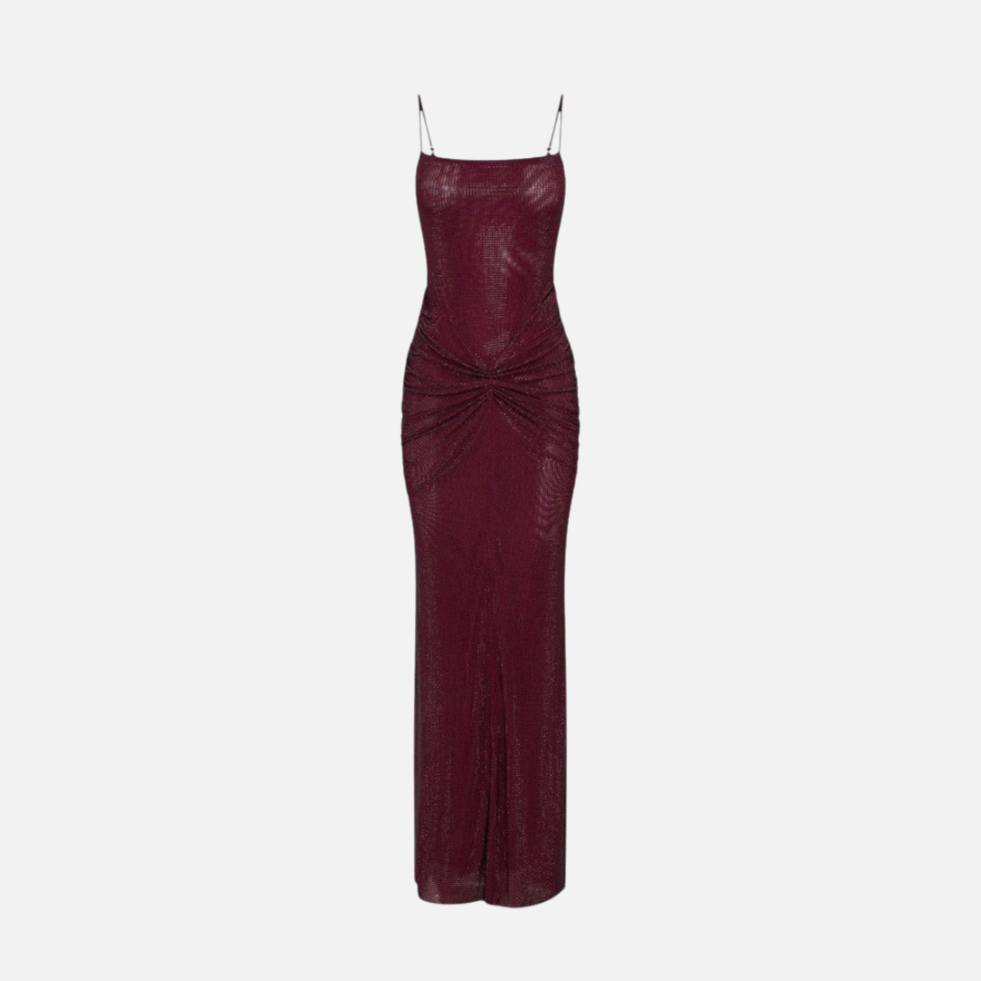 Women's Sequin Formal Maxi Dress – Backless Spaghetti Strap Sparkly Evening Gown