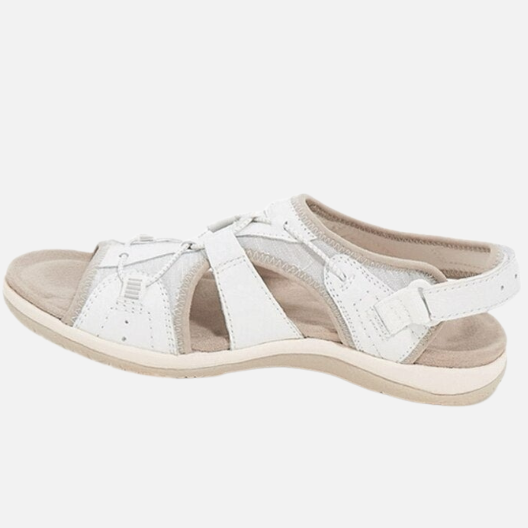 Women's Cushioned Walking Sandals | Velcro Multi-Strap Arch Support
