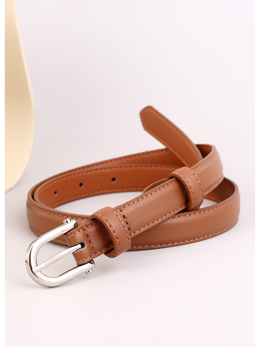 Women's Brown Leather Belt – ModClo