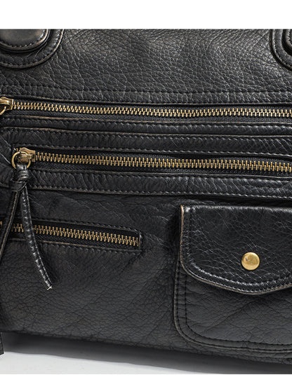 Women's Leather Distressed Multi Handbag – ModClo