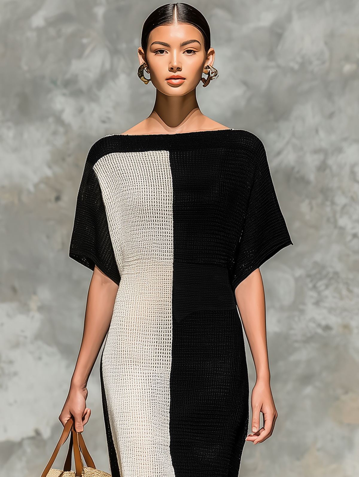 Women's Knit Knit Boat Maxi Dress – ModClo