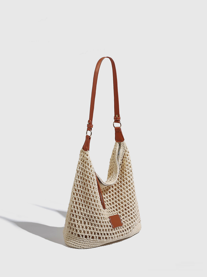 Women's Woven Hollow Beach Shoulder Bag – ModClo