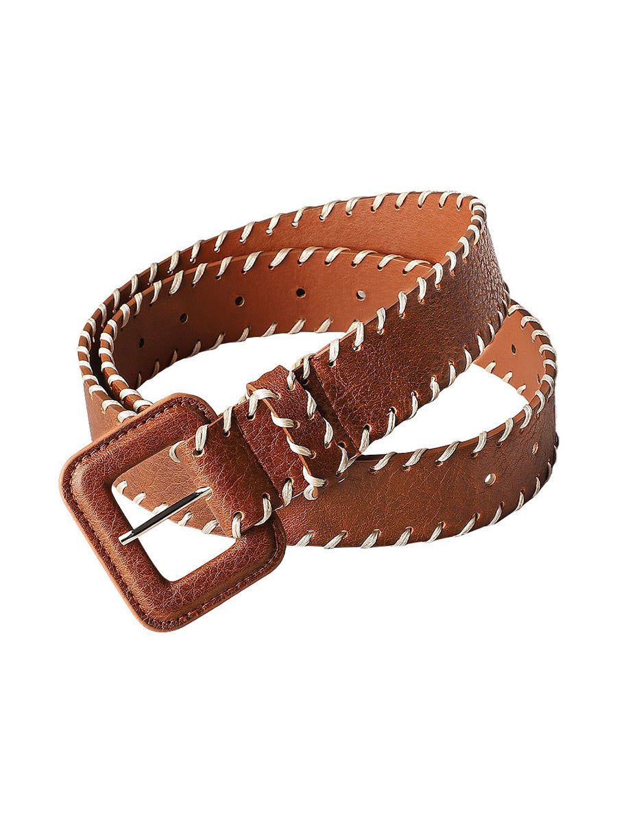 Women's Brown Leather Belt – ModClo