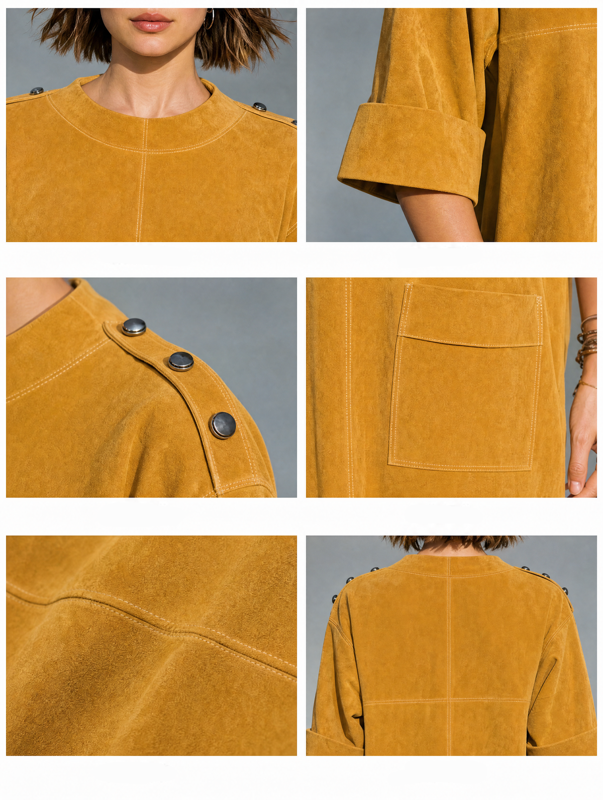 Women's Suede Vintage Mini Dress – ModClo