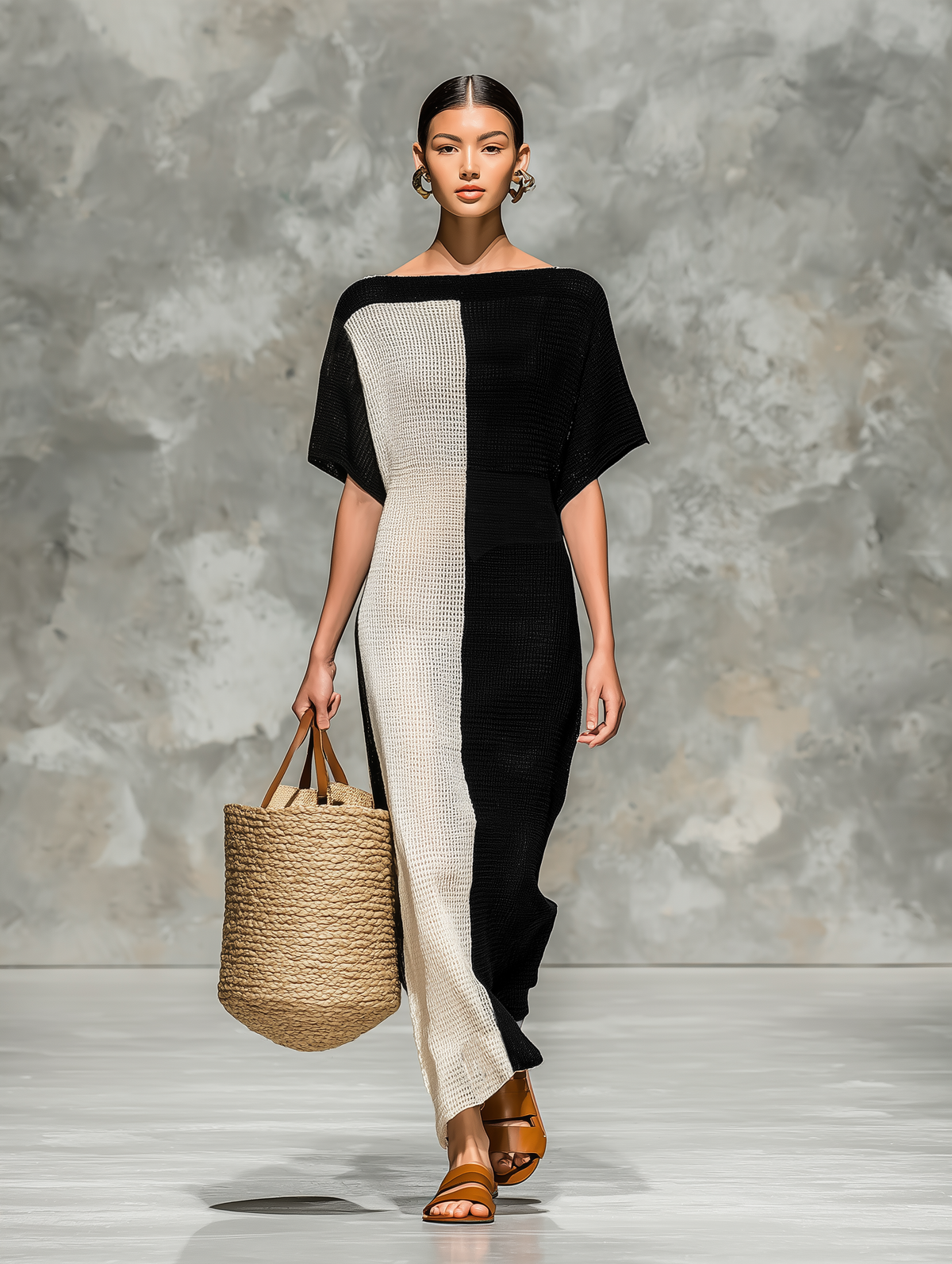 Women's Knit Knit Boat Maxi Dress – ModClo