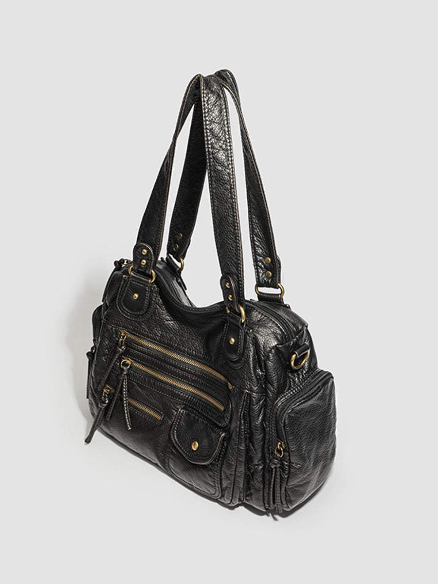 Women's Leather Distressed Multi Handbag – ModClo