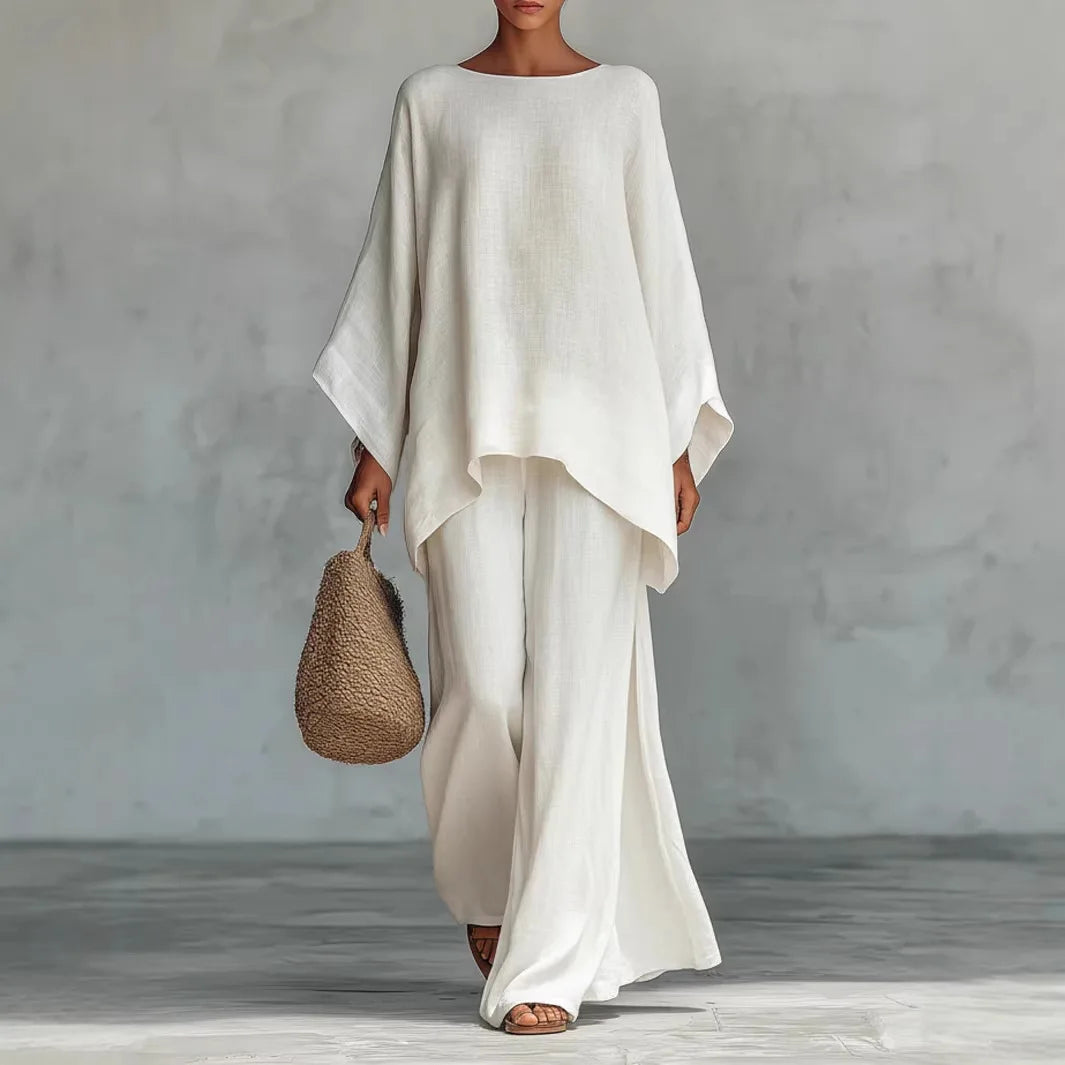 Anna Linen Two Piece Set 0