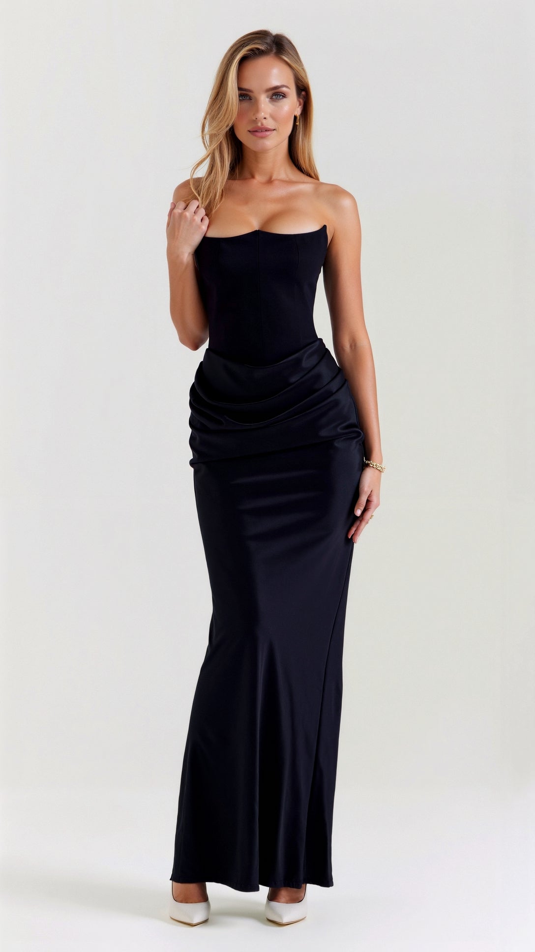 Bella | Women’s Wedding Guest Column Maxi Dress 0