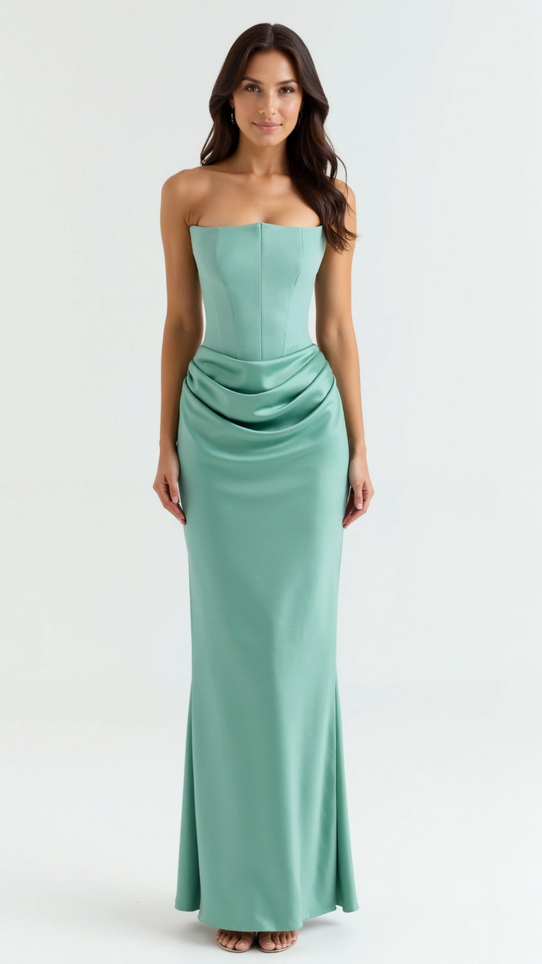 Bella | Women’s Wedding Guest Column Maxi Dress 10
