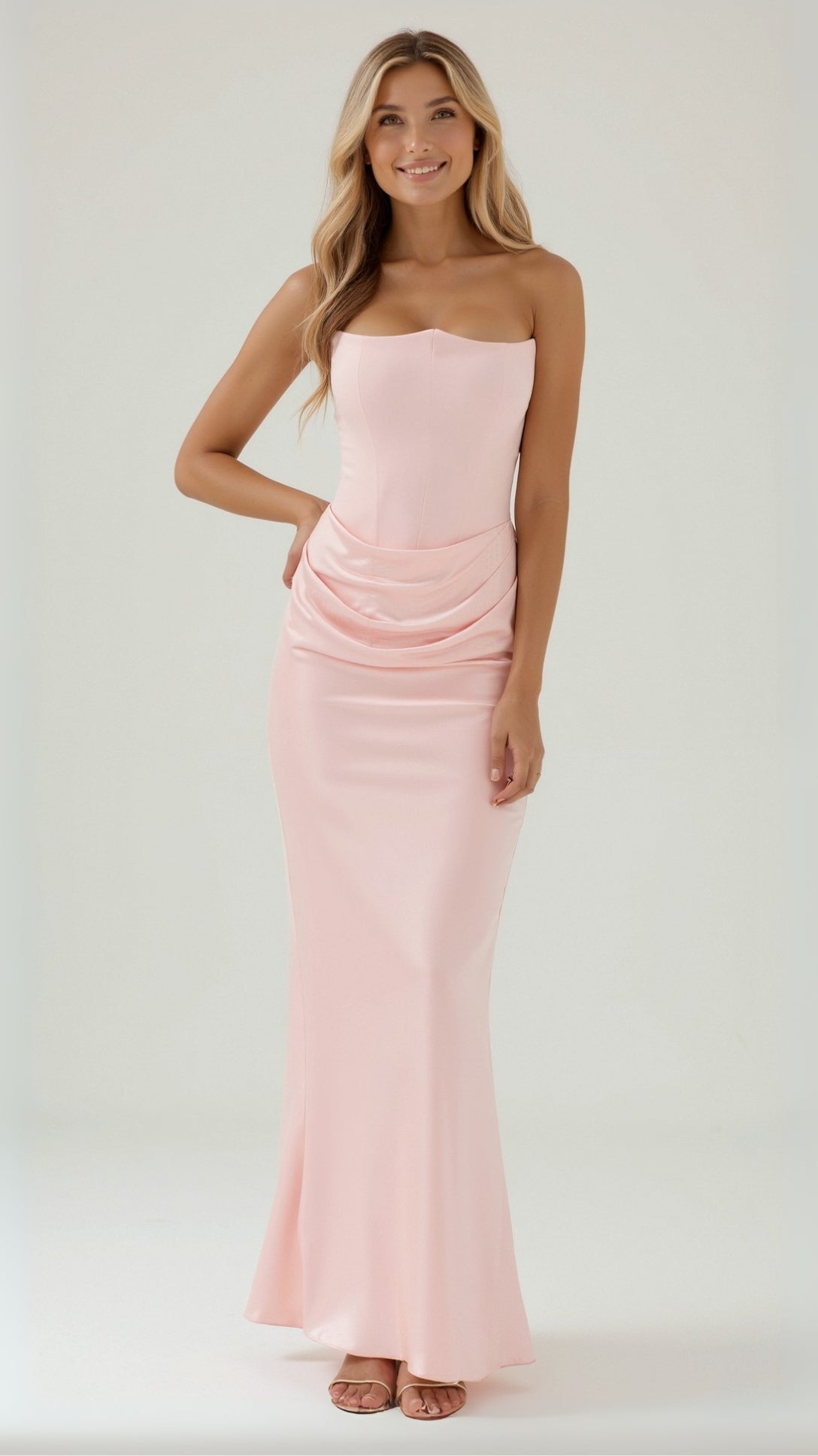 Bella | Women’s Wedding Guest Column Maxi Dress 11