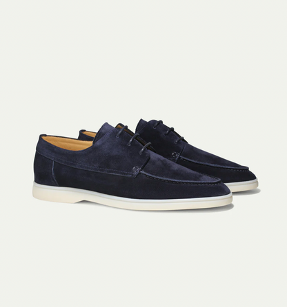 Men's Suede Loafers With Laces – ModClo, view 3
