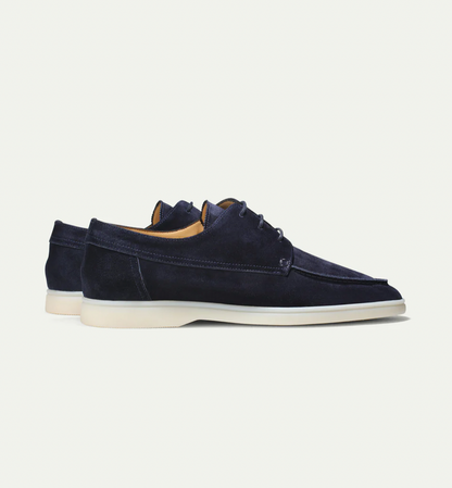 Men's Suede Loafers With Laces – ModClo, view 4