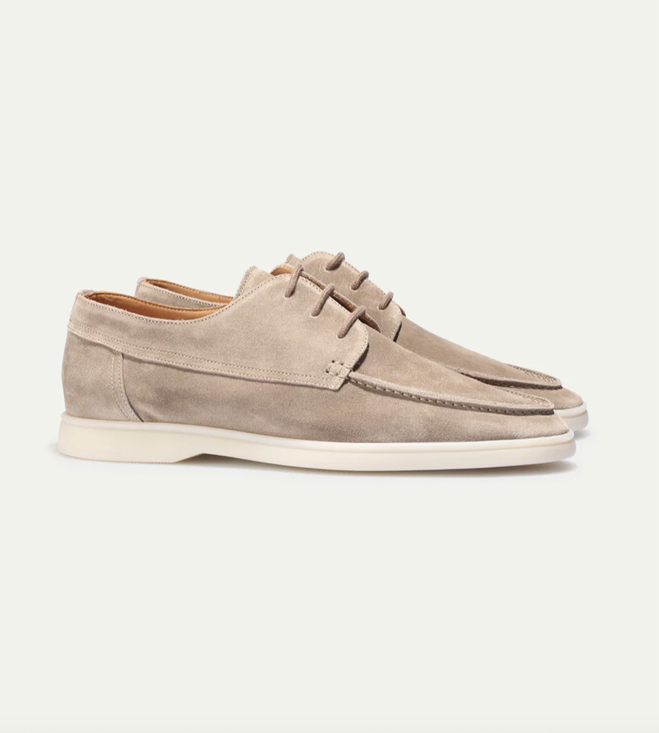 Men's Suede Loafers With Laces – ModClo, view 6