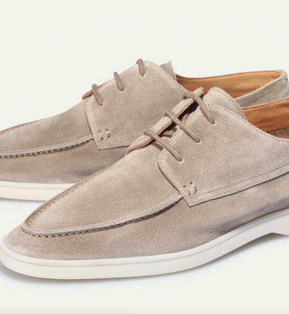 Men's Suede Loafers With Laces – ModClo, view 8