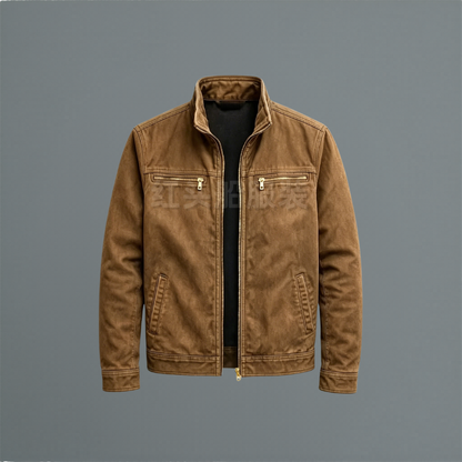 Men's Cotton Zip Jacket Windproof