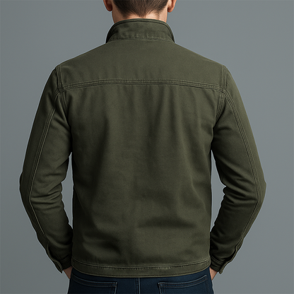 Men's Cotton Zip Jacket Windproof