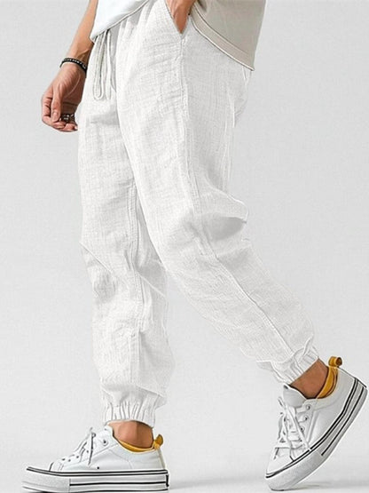 Men's Linen Jogger Pants