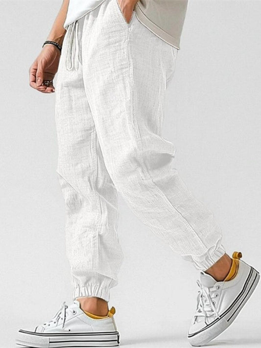 Men's Linen Jogger Pants