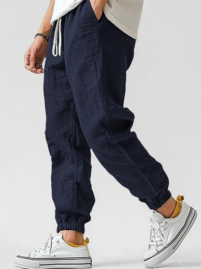 Men's Linen Jogger Pants