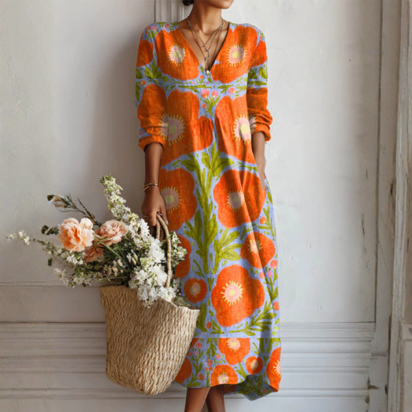 Women's Enchanted Floral Print Dress