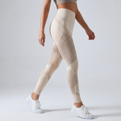 Women's Seamless Ribbed Anti-Cellulite Compression Leggings
