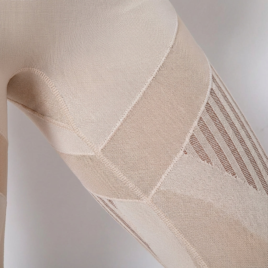 Women's Seamless Ribbed Anti-Cellulite Compression Leggings