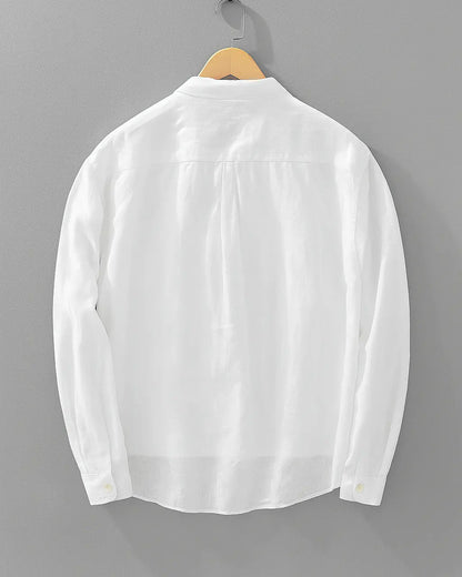 Men's Linen Popover Shirt