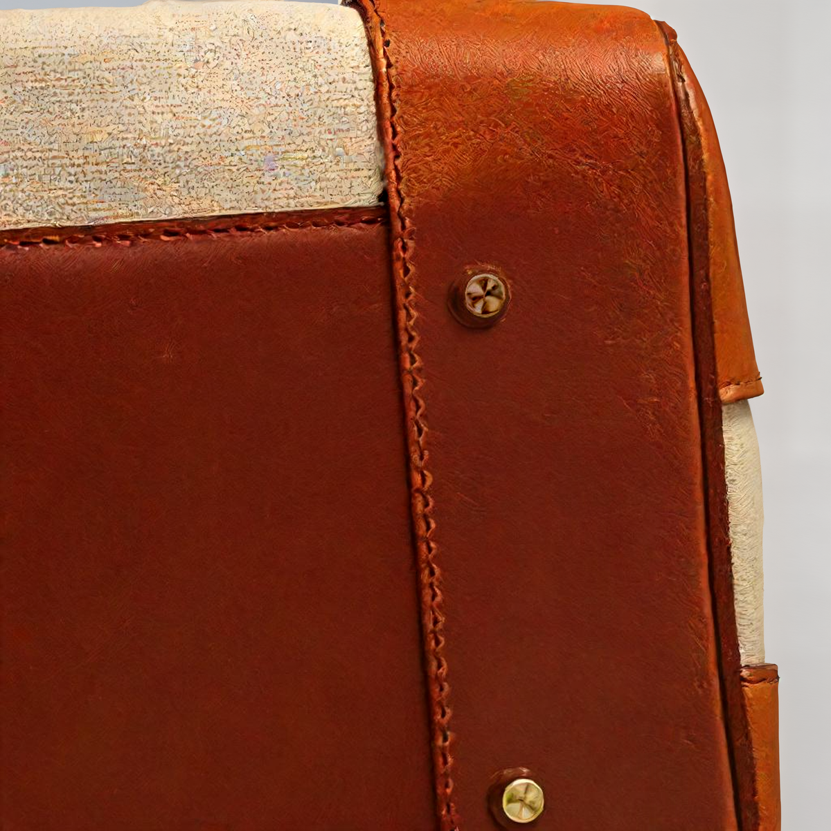 Women's Leather Canvas Weekend Bag Travel