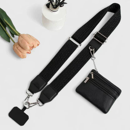 Women's Crossbody Phone Bag with Zip Pouch