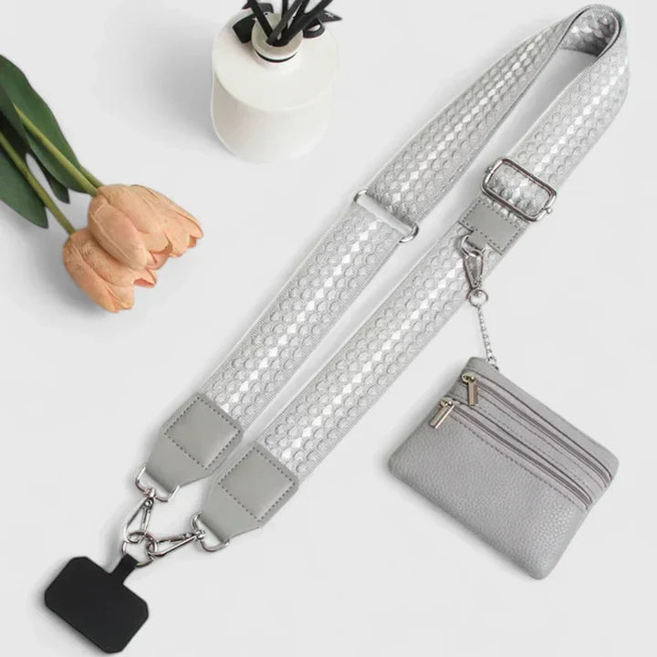 Women's Crossbody Phone Bag with Zip Pouch