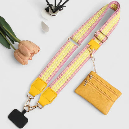 Women's Crossbody Phone Bag with Zip Pouch