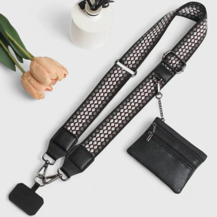 Women's Crossbody Phone Bag with Zip Pouch