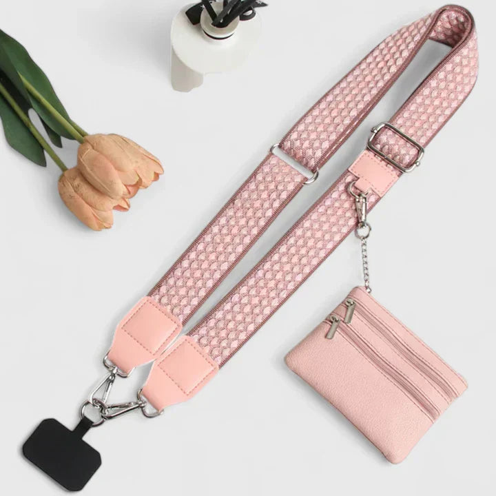 Women's Crossbody Phone Bag with Zip Pouch