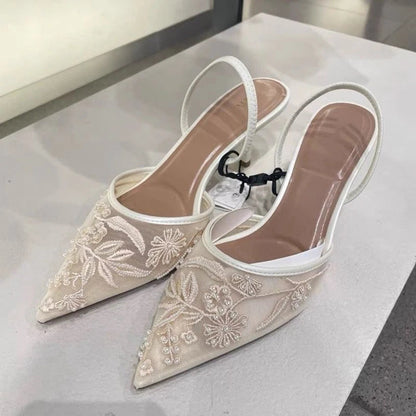 Women's Kitten Heel Slingbacks