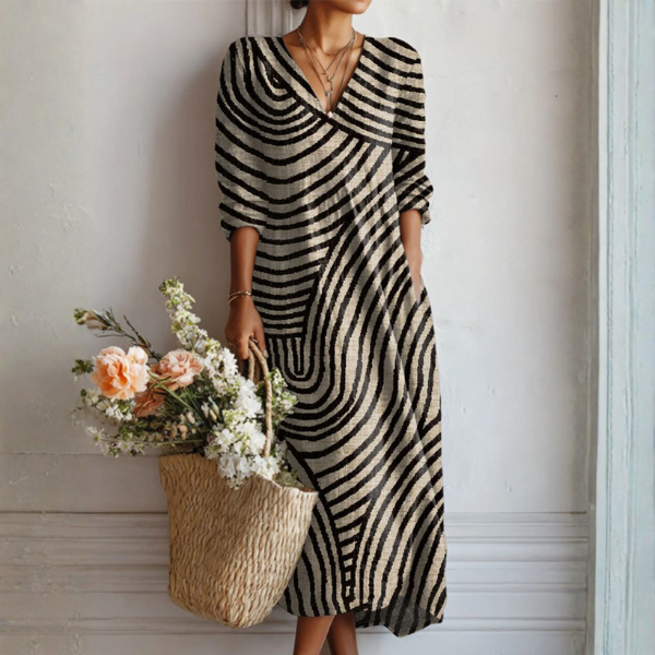 Women's Timeless Vintage Print Dress