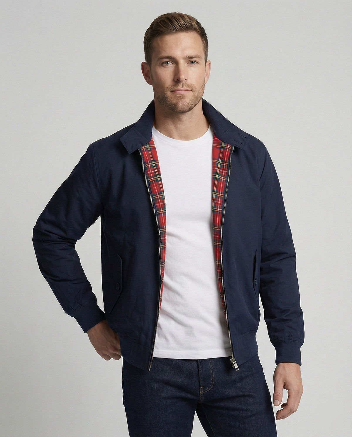 Men's Harrington Jacket Navy