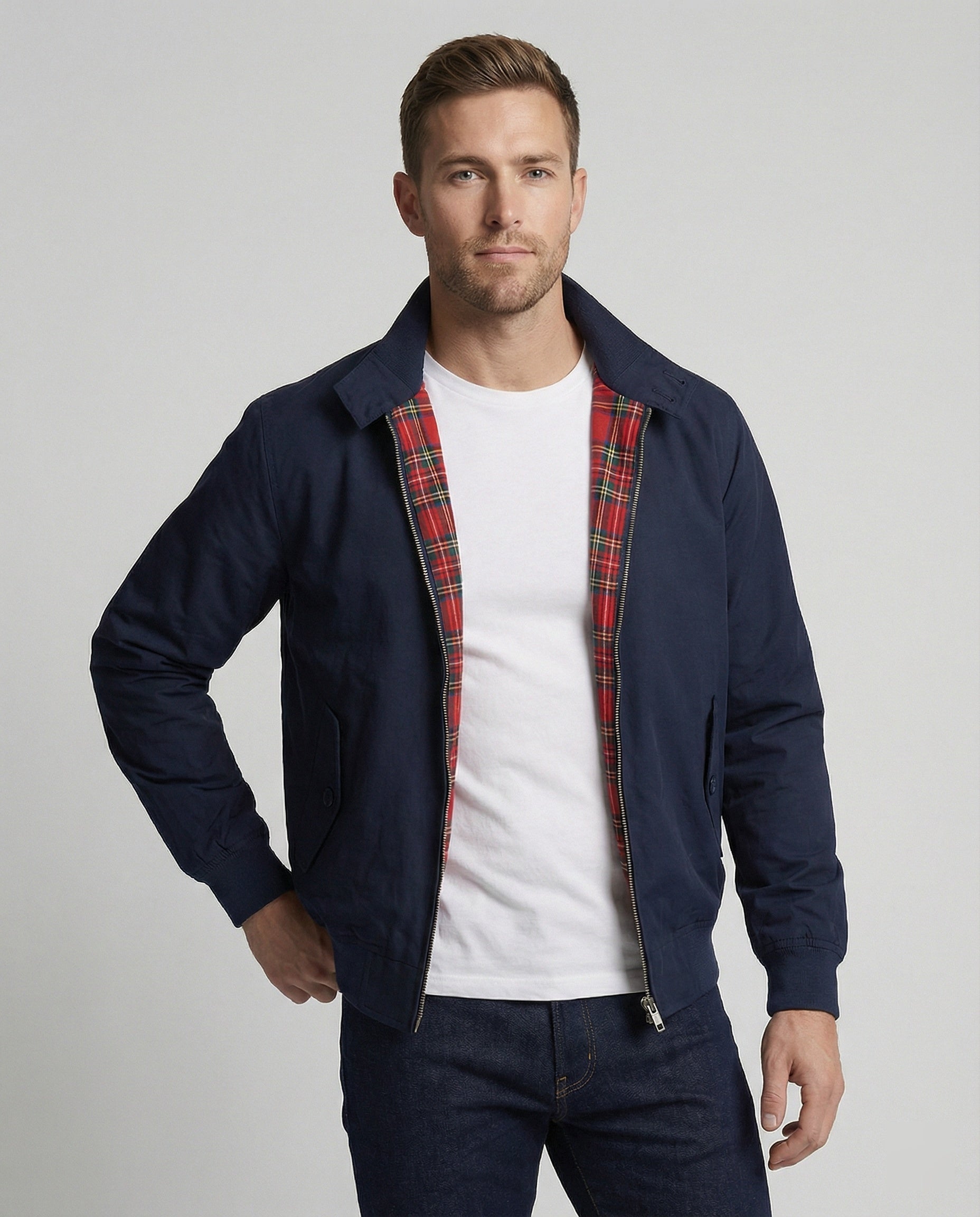 Men's Harrington Jacket Navy