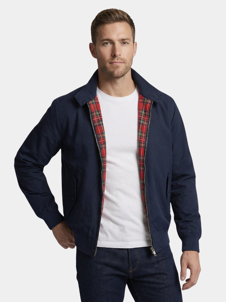 Men's Harrington Jacket Navy