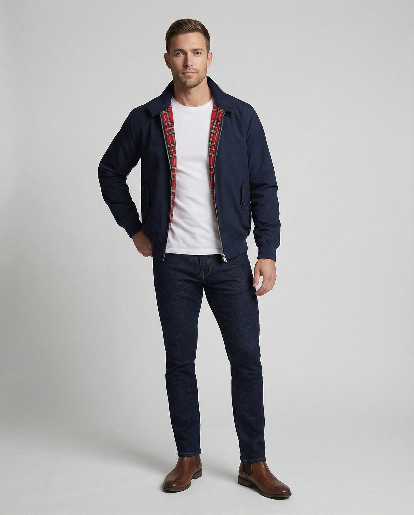 Men's Harrington Jacket Navy