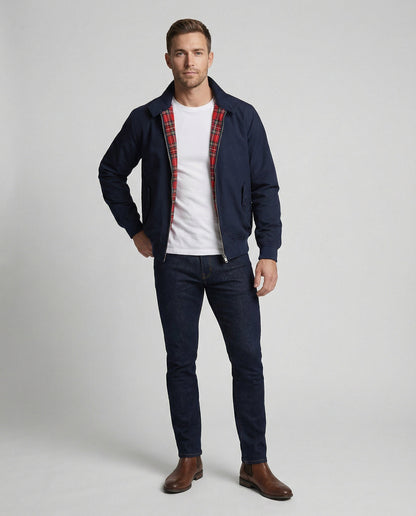 Men's Harrington Jacket Navy