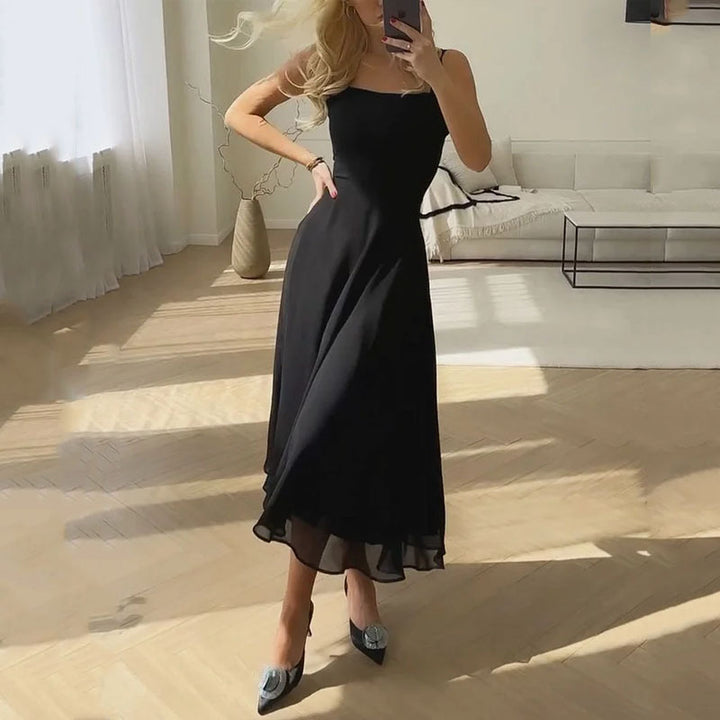 Hannah | Women Wedding Guest Elegant Square Midi Dress 1