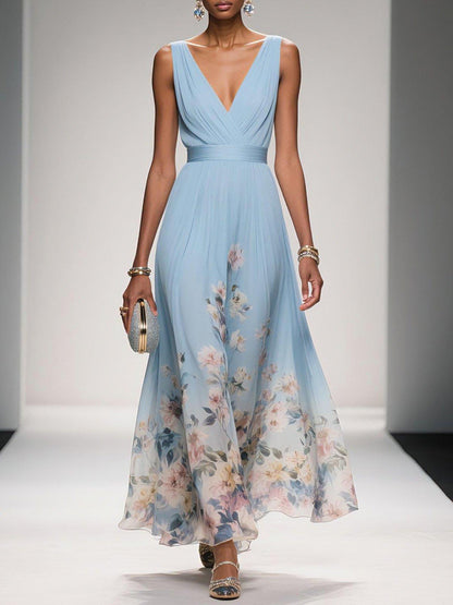 Isabella | Women's Floral Print Wedding Guest Dress 0