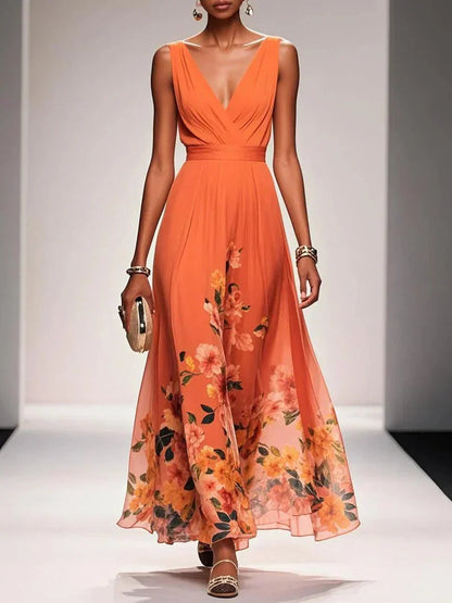 Isabella | Women's Floral Print Wedding Guest Dress 6