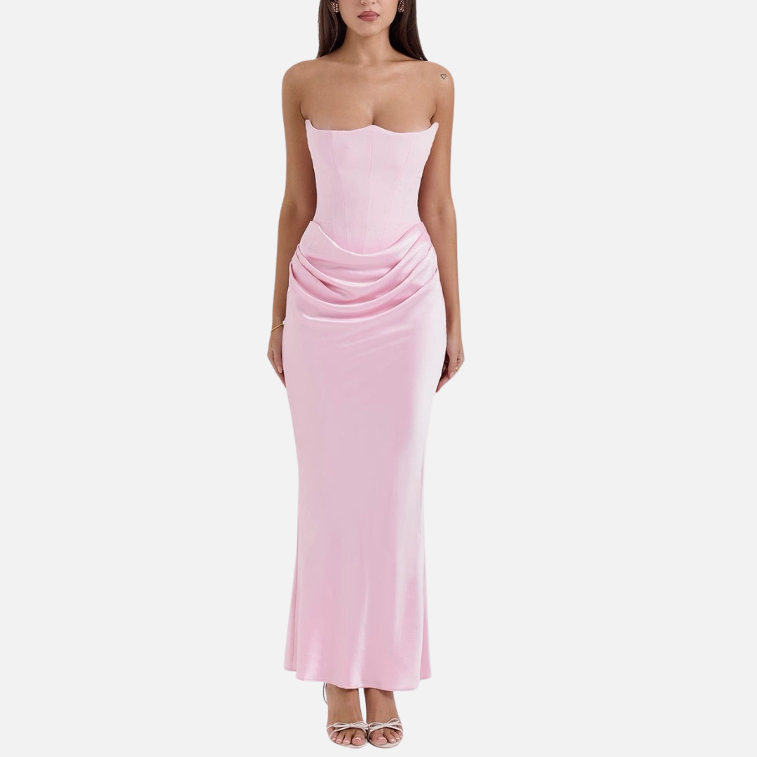 Strapless Maxi Dress for Women's - Evening Dress