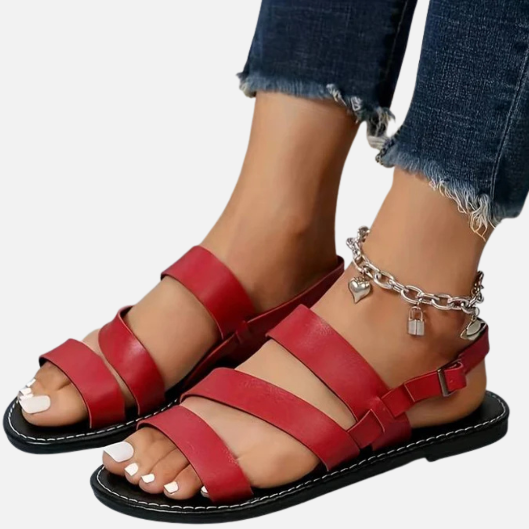 Women's Sandals Cushioned with Straps