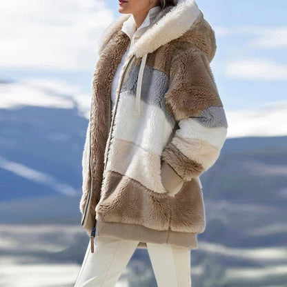 Women's Hooded Jacket with Side Pockets