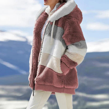 Women's Hooded Jacket with Side Pockets