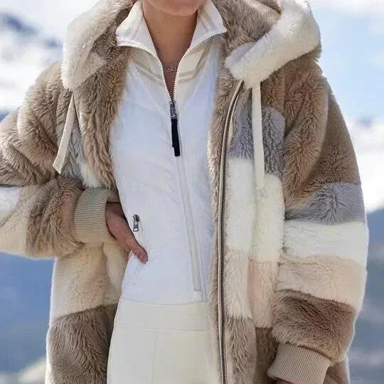 Women's Hooded Jacket with Side Pockets