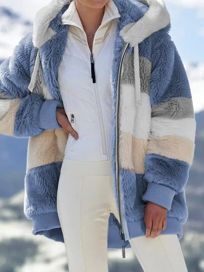 Women's Hooded Jacket with Side Pockets